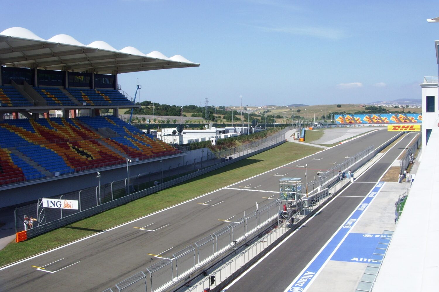 Istanbul Park – zakręt 14 i prosta startowa toru Formuły 1