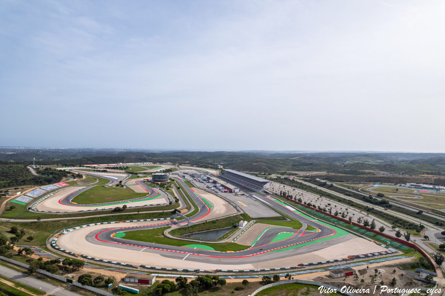 Panorama toru Autódromo Internacional do Algarve w Portimão